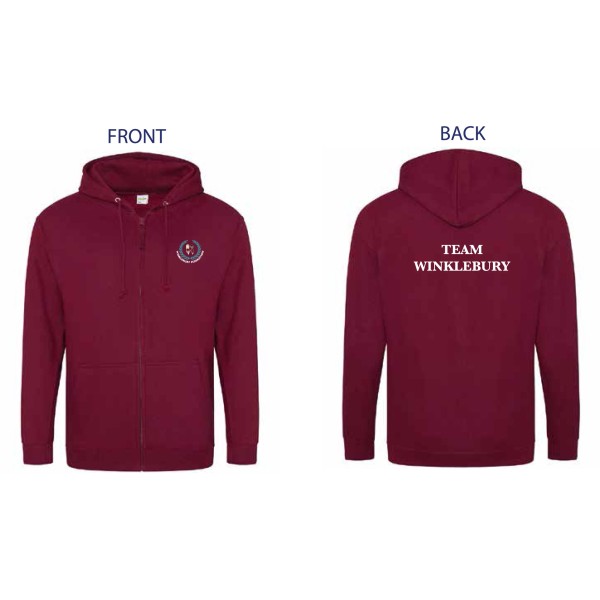 Adults - "Team Winklebury" Zip Hoodie